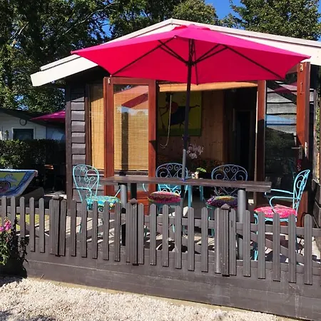 Gezellig Chalet Op Loopafstand Het Strand, Bos En Duinen In Camping